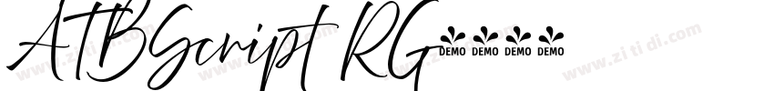 ATBScript RG字体转换